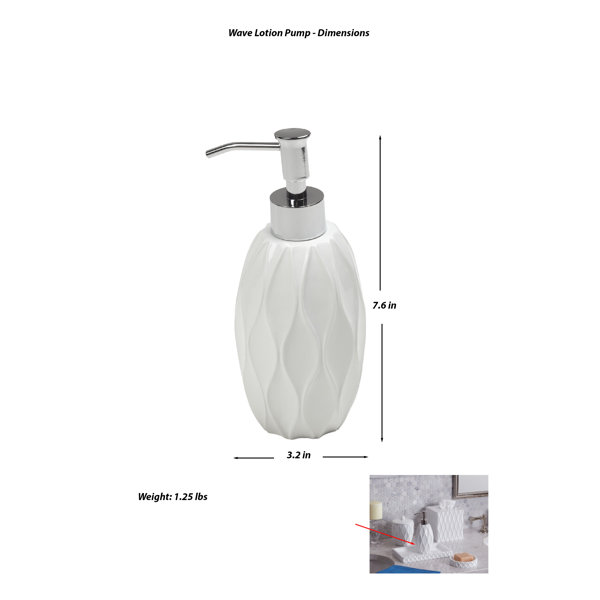 Roselli Wave Lotion Dispenser & Reviews Wayfair